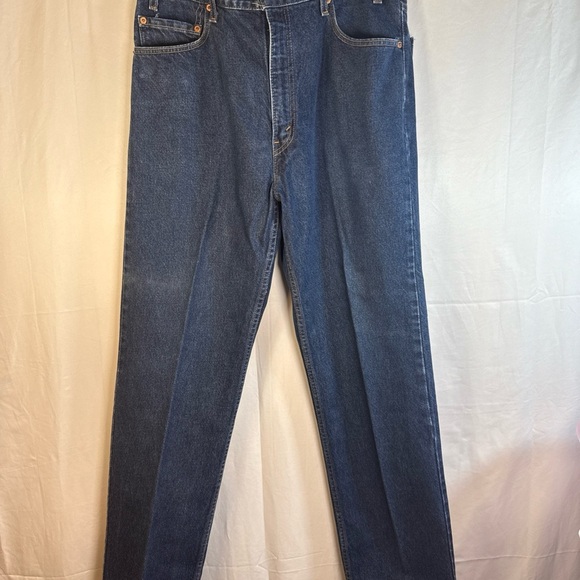 Levi's Men's Straight Blue Jeans 36x 34 Preowned - Picture 1 of 9